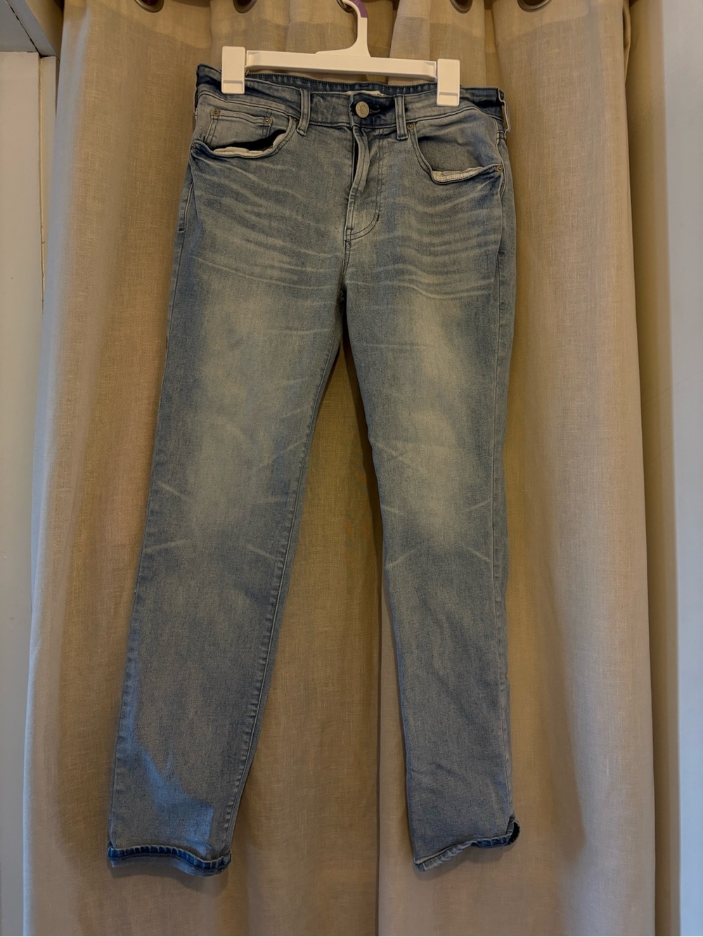 PacSun Men's Light Wash Slim Straight Jeans